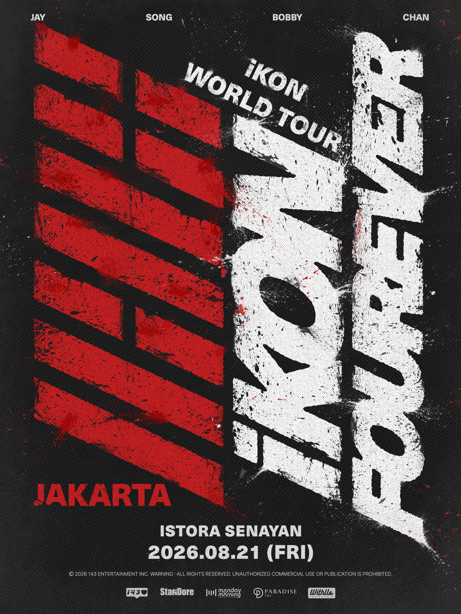 iKON World Tour Jakarta Poster